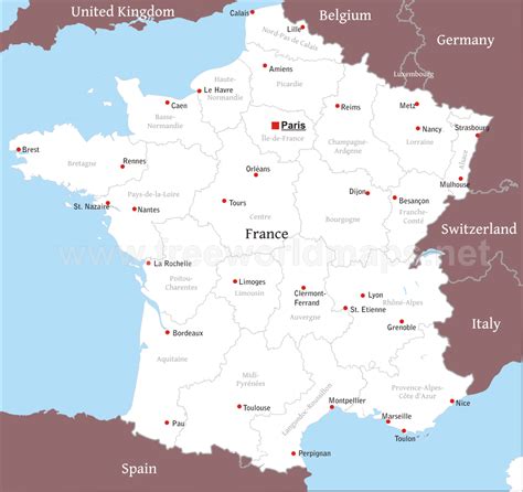 France Political Map