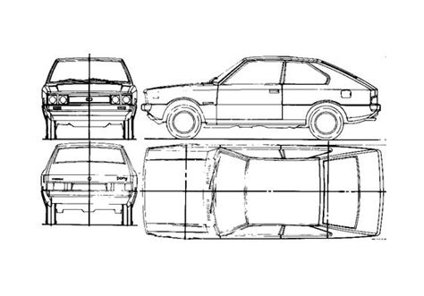 Download drawing Hyundai Pony Hatchback 1975 in ai pdf png svg formats