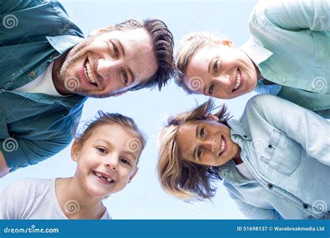 Happy Parents with Their Children Stock Image - Image of father ...