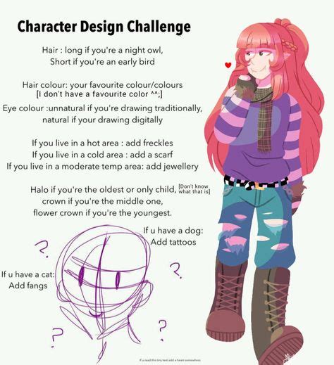 370 Draw an OC Based on Yourself ideas in 2021 | drawing challenge, art ...