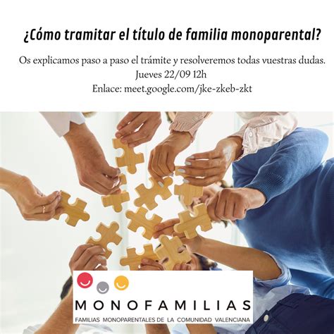 3ª SESIÓN- ¿CÓMO TRAMITAR EL TÍTULO DE FAMILIA MONOPARENTAL - Monofamilias