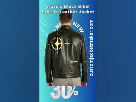 Classic Black Biker Stylish Leather Jacket | Mens Fashion | Leather Jacket Styles - YouTube