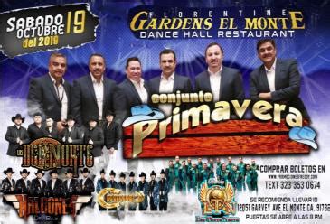 Buy Tickets to Conjunto Primavera in El Monte on Oct 19, 2019