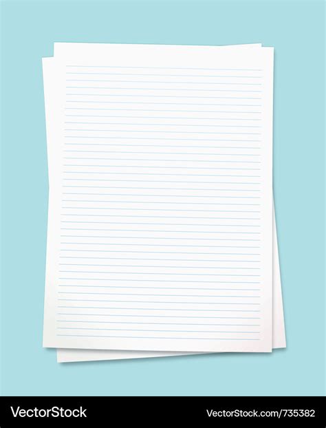 White paper Royalty Free Vector Image - VectorStock