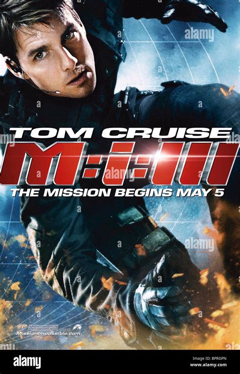 Tom Cruise Film Poster Film Title Mission High Resolution Stock Photography and Images - Alamy