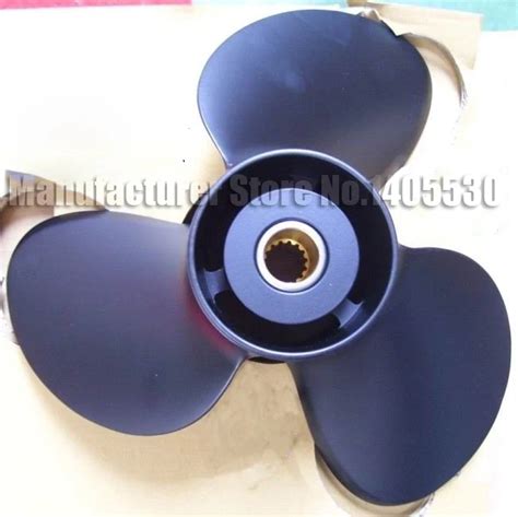 Free Shipping Brand New Aluminum Outboard Propeller 15 Slots For ...