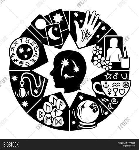 Psychic Circle, Vector & Photo (Free Trial) | Bigstock