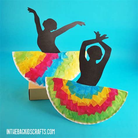 Simple Dancer Crafts (with Colorful Dresses!) • In the Bag Kids' Crafts