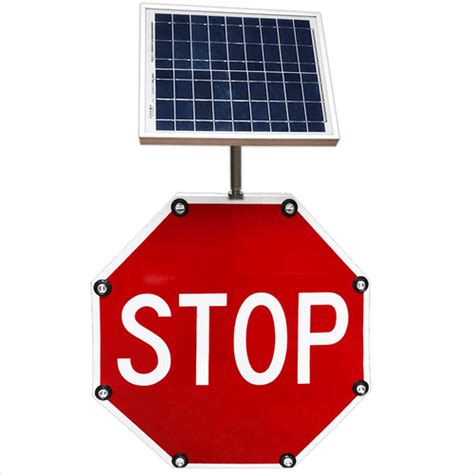 LED Stop Sign | Flashing LED Stop Sign | Dornbos Sign and Safety