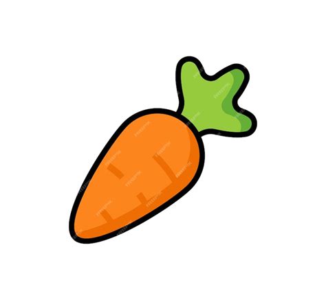 Premium Vector | Carrot vector isolated icon carrot emoji illustration ...