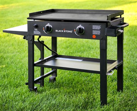 Blackstone 2-Burner Flat Top Propane Gas Grill with Side Shelves & Reviews | Wayfair