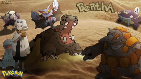 Sinnoh Elite Four - Bertha by saintnaruto on DeviantArt