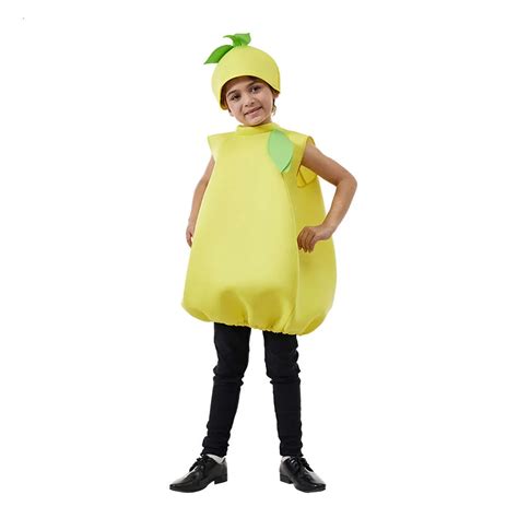 Eraspooky Halloween Child Fruit Shrek Cosplay With Hat Funny Lemon ...