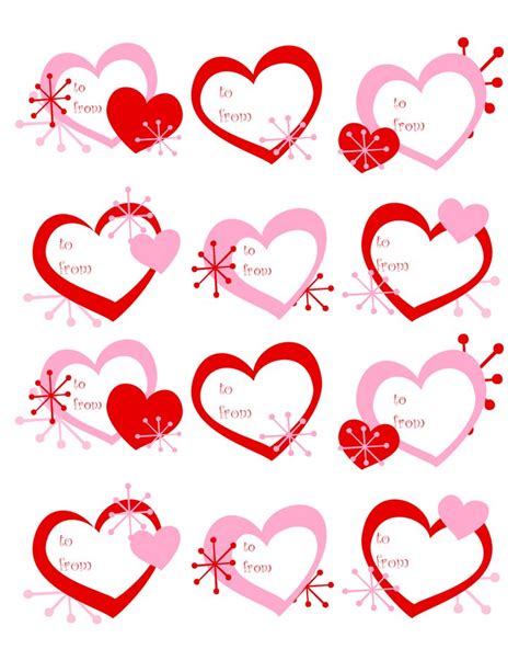 Valentines Templates Printable