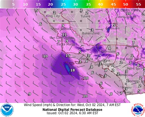 NOAA Graphical Forecast for Los Angeles/Oxnard, CA