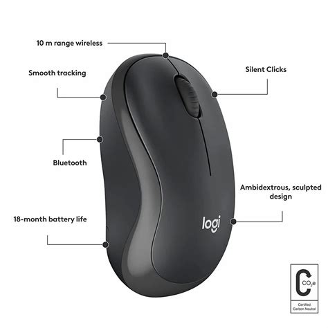 Logitech M240 Silent Bluetooth Mouse, Wireless, Compact, Portable at Rs 1100/piece | Nehru Place ...