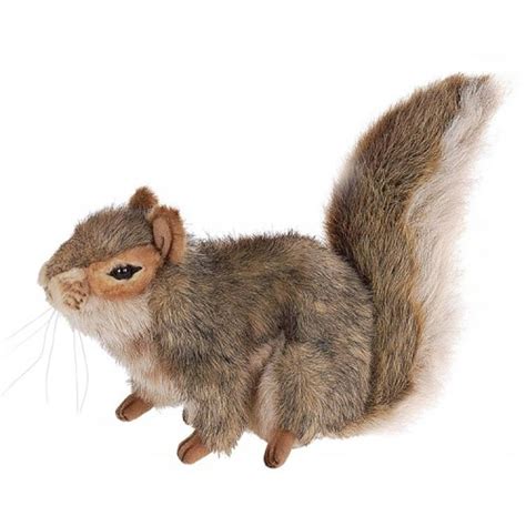 Hansa Gray Sitting Squirrel Plush Toy - Walmart.com