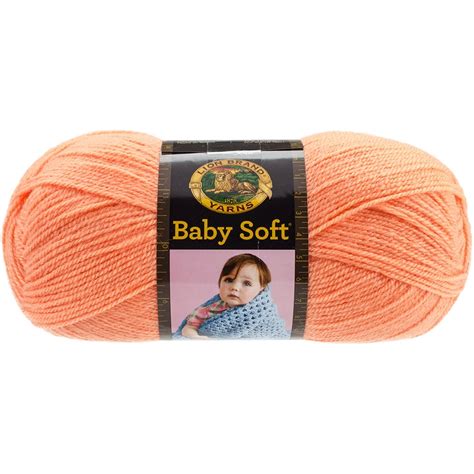 Lion Brand Baby Soft Yarn-Apricot - Walmart.com - Walmart.com