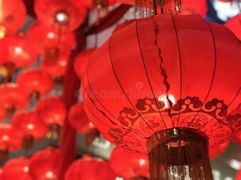 Red Lantern Chinese New Year Stock Photo - Image of environment, black ...