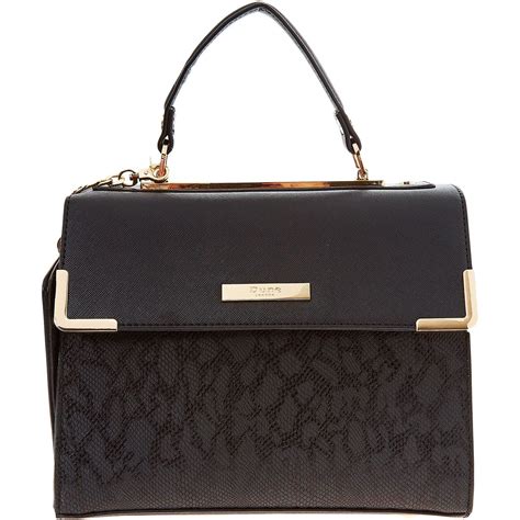 "Dune" Black Reptile Grab Bag & Purse - TK Maxx | Bags, Grab bags ...