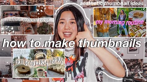 HOW TO MAKE AESTHETIC THUMBNAILS | eye catching youtube thumbnail ideas ...