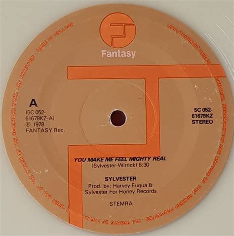 Sylvester - You Make Me Feel (Mighty Real) (1978, Vinyl) | Discogs