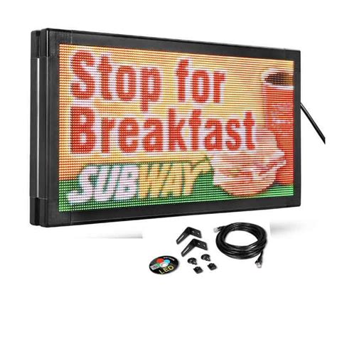 25x63" Outdoor Electronic Message Board Signs