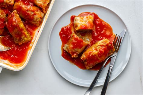 Baked Stuffed Cabbage Rolls Recipe