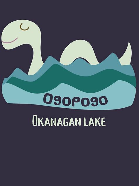 "Ogopogo the Okanagan Lake Monster" T-shirt by awkwarddesignco | Redbubble