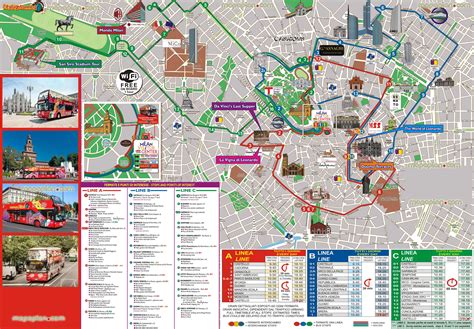 Gratis Mailand Stadtplan mit Sehenswürdigkeiten zum Download