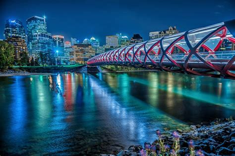 Peace Bridge in Calgary (Alberta, Canada) | Time lapse photography, Calgary canada, Calgary alberta