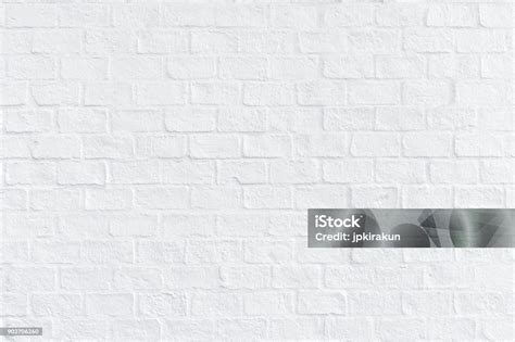 White Brick Wall Texture And Background Stock Photo - Download Image Now - Architecture, Brick ...