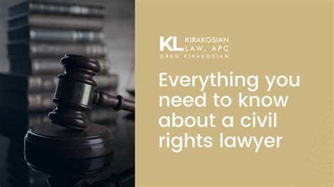 Everything you need to know about a civil rights lawyer - Kirakosian Law | Civil Rights Attorney ...