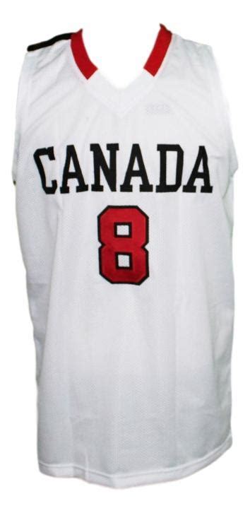 Andrew Wiggins #8 Team Canada Basketball Jersey Sewn White Any Size ...