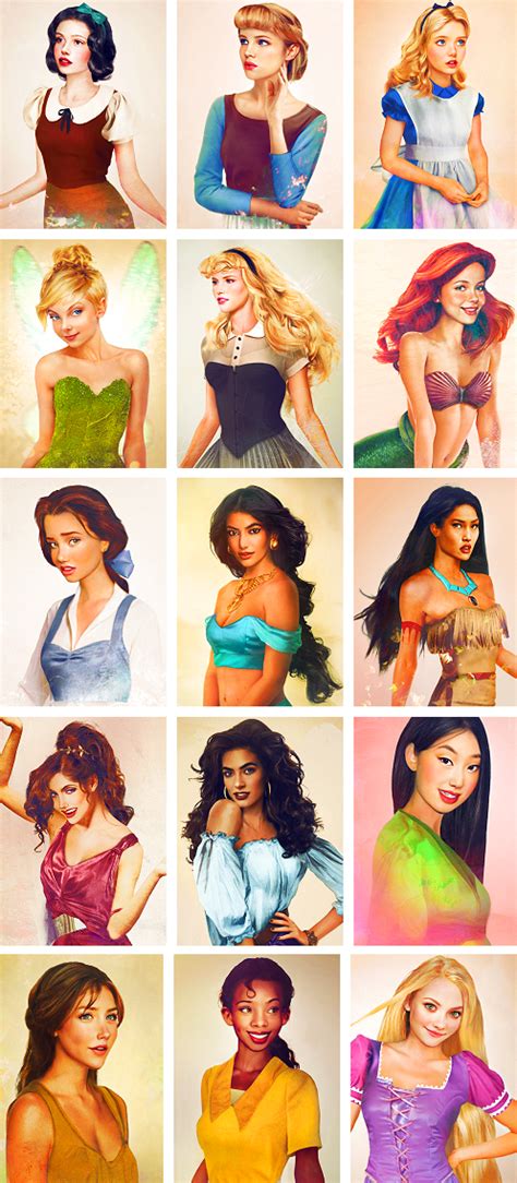 Realistic Drawings Of Disney Characters