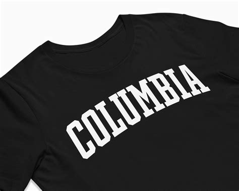 Columbia Shirt: Columbia T-Shirt / College Style T Shirt / | Etsy