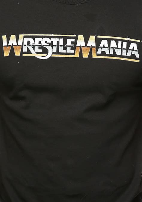 WWE WrestleMania Logo Men's T-Shirt