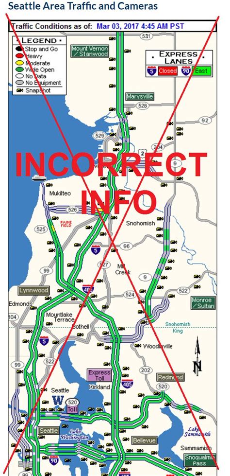 Wsdot Seattle Traffic Flow Map - Map Of New Hampshire