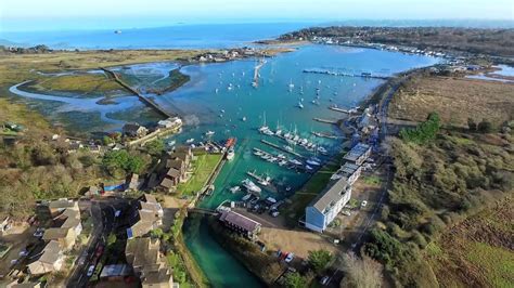 An Aerial Tour of Bembridge Harbour - Dec 2016 - YouTube