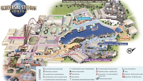 Universal Studios Florida Map | Printable Maps