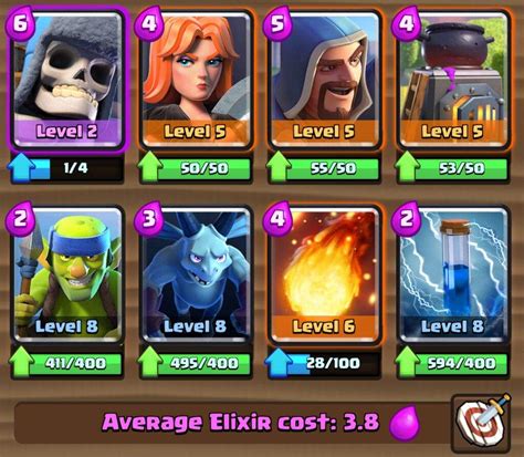 My Giant Skeleton deck | Clash Royale Amino