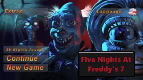 FNAF 7 (Five Nights At Freddy's Part 7) Gameplay - YouTube