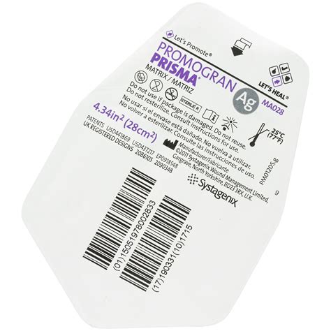 Buy Promogran Prisma Matrix Wound Dressing - 4.34 sq. in. - Box of one Unit by JNJ Online at ...