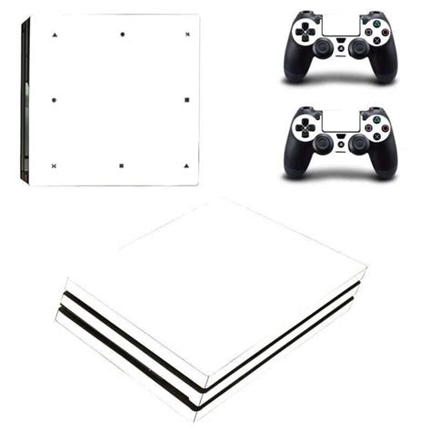 White Color PS4 Pro Skin Sticker Decal - ConsoleSkins.co