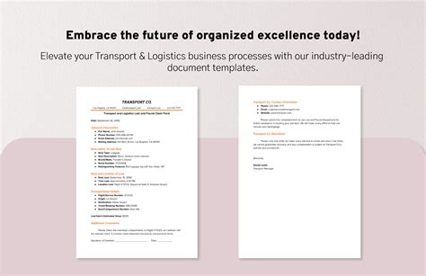 Transport and Logistics Lost and Found Claim Form Template in Word, PDF, Google Docs - Download ...