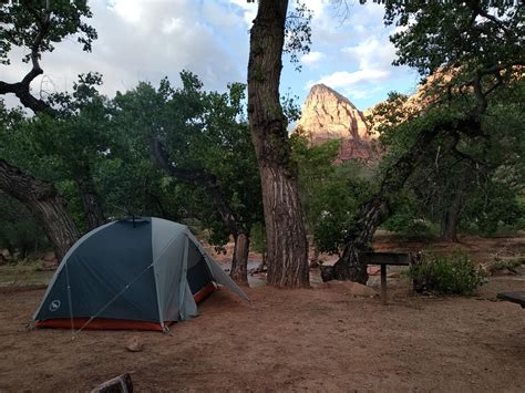 Our campsite right outside of Zion national park was insanely beautiful. : r/camping