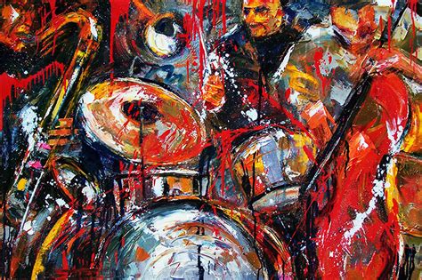 Debra Hurd Original Paintings AND Jazz Art: Jazz art painting abstract music paintings by Debra Hurd