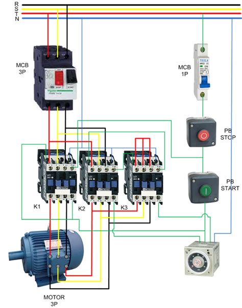 Three Phase Motor Control Circuit Diagram Pdf | Electrical Wiring