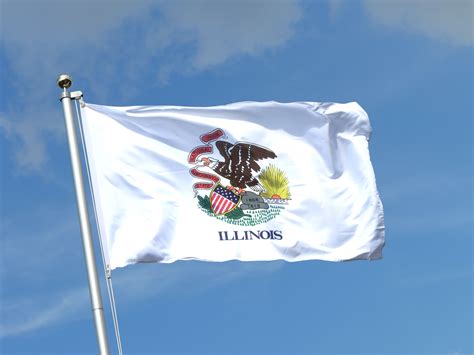 Illinois Flag for Sale - Buy online at Royal-Flags