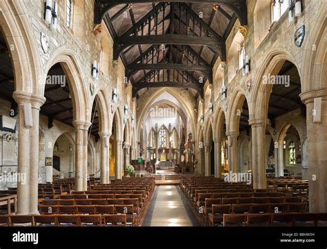 Nave of Bradford Cathedral (the Cathedral Church of St Peter), Bradford ...